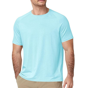 <b>Men</b> Short Sleeve Quick Dry Athletic T <b>Shirt</b> Olive Green Polyester Sportswear Top <b>Men</b> Athletic <b>Compression</b> Rash Guard T <b>Shirt</b> - Product Image 2