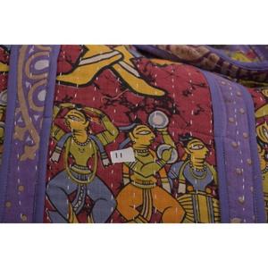 Bolso Tote de Algodón Kantha Hecho a Mano, Estilo Boho, Bolso de Compras Indio, Bolso de Hombro, Regalo para Ella - Product Image 5