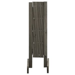 Recinzione a traliccio da giardino in solido 47.2 "x 23.6" grigio categoria di prodotto scherma traliccio e cancelli - Product Image 3