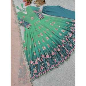 Hermoso vestido de fiesta XL con parte inferior y Dupatta - Product Image 3