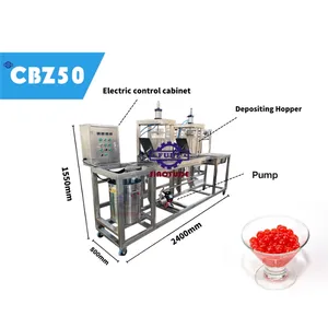 Semi -automatic Big capacity production line popping boba popping boba manufacture