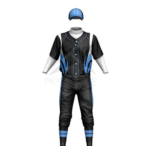 ชุดเสื้อเบสบอลและกางเกงแบบกำหนดเองสำหรับผู้ชาย ผ้าโพลีเอสเตอร์ระบายอากาศ ชุดกีฬาทีม Process Impex - Product Image 5