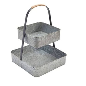 Soporte de Metal Creativo para Tartas, Decoración de Mesa Galvanizada, Acabado Personalizado, Soporte para Exhibición de Postres, Venta al Por Mayor de Fábrica - Product Image 1