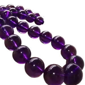 Hot sale 108 pcs Amethyst beads Necklace Buddhist Head necklace Wholesale