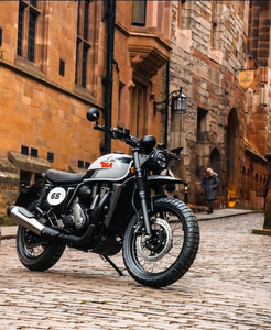 Motocicleta BSA "SCRAMBLER" con Doble Escape Negro, Frenos de Disco, Placa de Matrícula 65 Incluida, Directo de Fábrica - Product Image 5