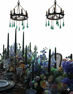 Bougies coniques artisanales en cire de paraffine de qualité supérieure, sans fumée et à parfum personnalisé, pour événements d'Halloween, en commande en gros - Product Image 2