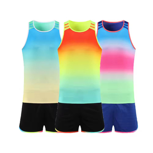 Custom High Quality Digital Print Volleyball Uniforms Designs Unisex Sets Wholesale <b>Cheap</b> Price 100% Polyester 240g - Product Image 5