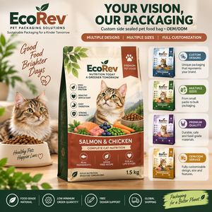 Alimento para Gatos EcoRev de Pollo y Calabaza, 8 kg, Bolsa Reciclable, Sin Granos, Ingredientes Naturales, Dieta Completa y Equilibrada para Todas las Etapas de Vida - Product Image 3