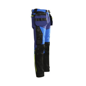 Men's Reflective CE Certified Breathable Quick Dry High Visibility Multi Pocket <b>Cargo</b> <b>Work</b> Pants for Construction Outdoor - Product Image 1
