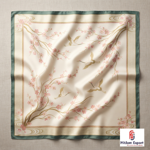 Custom Logo Printed Satin <b>Scarf</b> Wholesale Manufacturer OEM ODM Private Label Branding Promotion Gift Nigeria Ghana Kenya Congo - Product Image 5