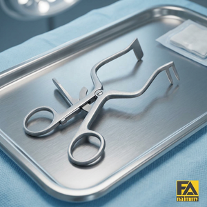 Retractor Plester 2026 con puntas inodoras de 10.5 cm, de acero inoxidable, autoajustable, instrumento quirúrgico ginecológico, lado izquierdo - Product Image 2