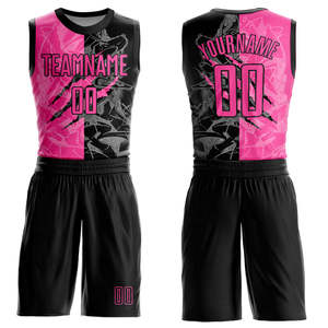 Ensemble d'uniformes de basketball sublimés personnalisés pour hommes, maillot et short de sport, kit d'équipe de basketball, kit d'entraînement de basketball - Product Image 1