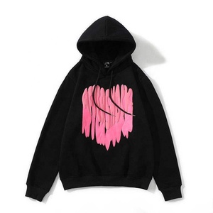 Sudaderas con capucha térmicas con impresión de soplo 3D transpirable de peso pesado de gran tamaño con logotipo personalizado unisex - Product Image 4