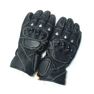 Guantes de Motocicleta de Cuero de Alta Calidad, Guantes de Carreras de Motocicleta con Dedos Completos, Guantes de Motocicleta de Color Personalizado - Product Image 2
