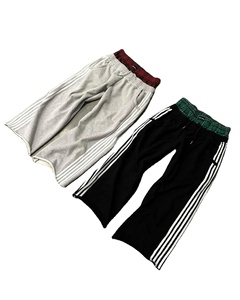 Pantalon de survêtement double taille délavé à l'acide pour hommes jambe large délavée Baggy Streetwear Joggers et pantalons empilés - Product Image 2