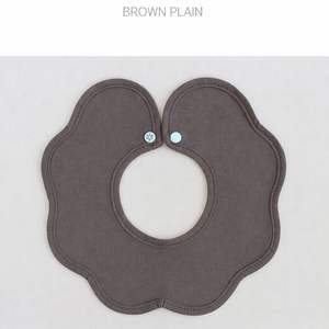 JALBEBE <b>Baby</b> Flower Soft Cotton Infant Drool Bib Snap <b>Button</b> Cute Scalloped Feeding Bib Anti-Bacterial Eco-Friendly Unisex - Product Image 5