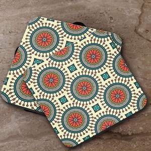 <b>Coasters</b> <b>for</b> Dinner Table Cool Pattern <b>Drink</b> with Holder Decorative Table <b>for</b> Coffee Mugs Tea Cups Glasses - Product Image 2