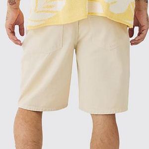 New Arrival Customized 100% Cotton Sweat Shorts Solid Eco-Friendly Heavyweight Gym Breathable Sweat Shorts for Men - Product Image 2