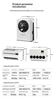 Climatiseur de stationnement 24V pour camion poids lourd, 1800-2200W, unité DC/AC pour la modernisation et la rénovation des cabines de semi-remorques