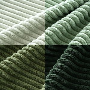 Juego de 4 Fundas de Cojín de Pana Suave de 18x18 Pulgadas, Estilo Boho Farmhouse, Color Verde Salvia Nórdico Moderno, para Decoración del Hogar - Product Image 1