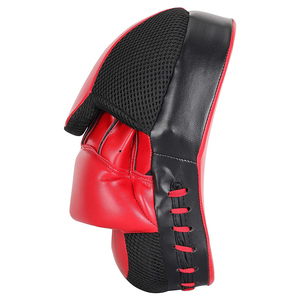 Guantes de Boxeo Curvos para Entrenamiento - Almohadillas de Entrenamiento de Cuero Genuino para MMA, Muay Thai, Sparring, Boxeo - Product Image 4