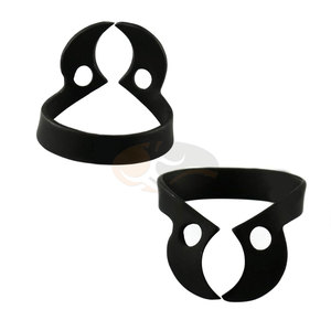 คลิปหนีบฟันแบบเคลือบพรีเมียม 6 ชิ้น พร้อมยางกั้นน้ำลาย อุปกรณ์ดึงเนื้อเยื่ออเนกประสงค์ เพื่อการแยกส่วนที่แม่นยำ จับถนัดมือ ทนทาน - Product Image 2