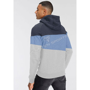 Vente en gros de sweats à capuche d'hiver pour hommes, unis, multicolores, style streetwear, avec logo brodé personnalisé, en coton molletonné respirant et à séchage rapide - Product Image 5