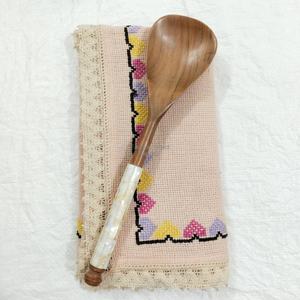 Cuchara de Madera de Acacia Rústica Hecha a Mano, Utensilio de Madera Natural con Mango Largo para Remover, Accesorio de Cocina Ecológico, Herramienta para Bodas - Product Image 6