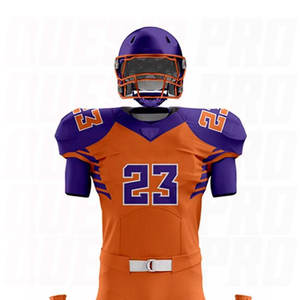 Uniforme de Fútbol Americano para Hombre, de Verano, Transpirable, de Secado Rápido, de Alta Calidad y Bajo Precio, 100% Poliéster, Jersey y Pantalones para Equipo - Product Image 4