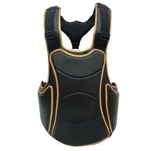 Protector de Pecho de Cuero Grueso para Boxeo y Entrenamiento de MMA, Protectores de Artes Marciales con Acolchado de Espuma para Ejercicios de Gimnasio - Product Image 1