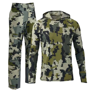 Conjunto de Sudadera y Pantalones Técnicos de Caza de Alto Rendimiento, Transpirables, Camuflaje, Capa Base y Capa Intermedia, Ropa Deportiva para Cazadores - Product Image 1