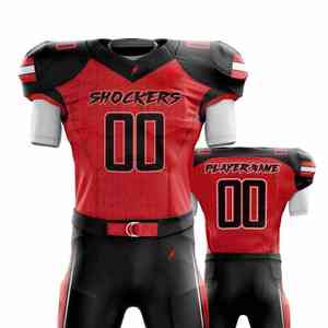 Uniformes de Fútbol Americano para Adultos de Alta Calidad, Pantalones Cortos Transpirables Estampados, Ropa Deportiva Sublimada al por Mayor para Entrenamiento de Equipos - Product Image 3