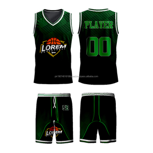 Maillot de basket-ball unisexe grande taille personnalisé réversible, séchage rapide, respirant, antibactérien, 100% polyester, uniforme d'été imprimé - Product Image 1