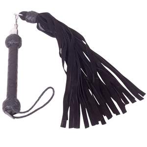 Flogger de Cuero de Oveja Premium con Hebilla de Acero y 2.5cm de Ancho para Juegos de Impacto BDSM con Caídas Largas y Suaves - Product Image 1