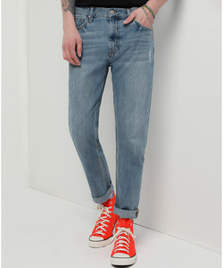 Jeans de Hombre de Alta Calidad en Oferta, Hechos a Mano, Venta al por Mayor, Jeans Rectos Personalizados, Pantalones Casuales Ajustados para Hombre - Product Image 1