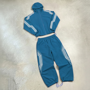 Custom Logo Nylon Windbreaker <b>Tracksuit</b> StreetWear Sportswear Set Men Two piece Zippers Windbreak Oversized <b>Tracksuit</b> - Product Image 6