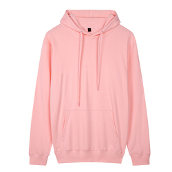 Sudadera con Capucha Rosa para Hombre, 100% Algodón, Felpa Francesa, Corte Regular, Informal, con Bolsillo Canguro - Product Image 1