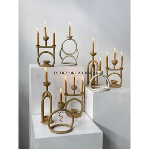Superior Quality Wooden Made Attractive Look Designer Customized Finish Available Luxury <b>Candle</b> <b>Stick</b> Holder Home Decor Accents - Product Image 5