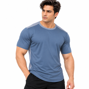Camiseta Deportiva de Manga Corta Tejida para Hombre Solomon Custom, Secado Rápido, Transpirable, Ropa Deportiva para Gimnasio, Venta al Por Mayor - Product Image 2