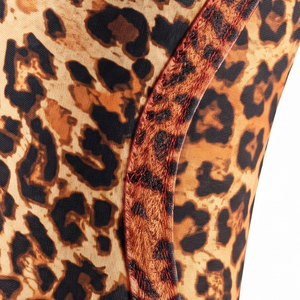 Manchon de compression en néoprène 7 mm pour genou, personnalisable par sublimation, motif léopard, pour haltérophilie et pompes, protège-genoux et coudes - Product Image 3