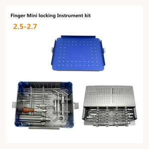 Juego de Instrumentos Ortopédicos de Acero Inoxidable Personalizados al por Mayor con Mini Placa de Bloqueo para Fijación Quirúrgica de Huesos de Dedos y Palma - Product Image 5