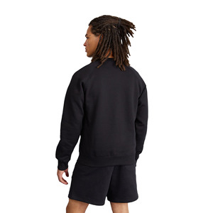 Ensemble sweat-shirt et short en molleton respirant à col rond pour homme, imprimé par transfert thermique, service OEM, tricoté décontracté - Product Image 4