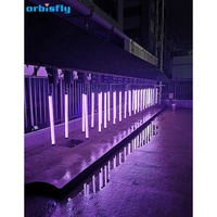 Lustre cinétique boîte de nuit plafond décoration tubes triangle palan grue levage cinétique lumière cinétique treuil dmx treuil