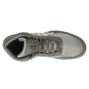 Zapatos de Boxeo de Malla con Cordones, Transpirables, Grises, de Caña Alta, Zapatos de Entrenamiento Profesionales con Suela Antideslizante y Transpirable - Product Image 3