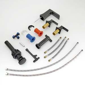 ORB 8 pollici diffuso rubinetto da bagno 3 fori rubinetto lavello a doppia leva maniglia bagno lavabo rubinetto rubinetto - Product Image 6