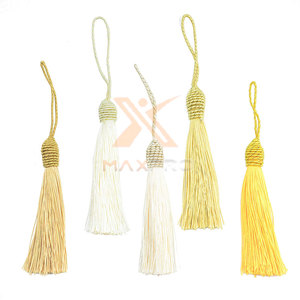 Borlas de Hilo de Nylon/Poliéster Personalizables, las Más Vendidas en Stock, Fabricante de Pakistán, Venta al Por Mayor - Product Image 3