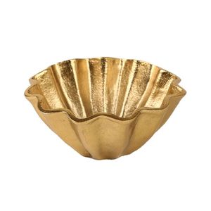 Cuenco decorativo de metal con forma de garra de pájaro dorado, cuenco de lujo para frutas, decoración moderna para el hogar, cuencos hechos a mano para servir en fiestas. - Product Image 4