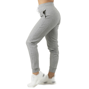 Pantalon de survêtement d'hiver pour femme, coupe droite, dernière collection, personnalisé, décontracté, respirant, écologique, devant plat, 100 % coton, haute qualité - Product Image 4
