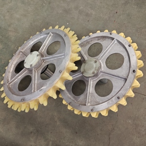 Ruedas de Esquina de 90 y 180 Grados, Piezas Compatibles para Líneas de Sacrificio de Aves - Product Image 6