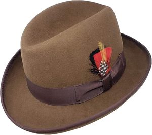 Chapeau en cuir pour homme 2026 – Style classique, bord court, élégant, en cuir pleine fleur – Tendance USA et Europe - Product Image 2
